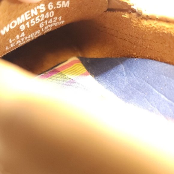 Sperry Women's Classic Boat Shoes Sz 6.5 Brown Leather Chic Outdoor Deck Loafers - Picture 8 of 9